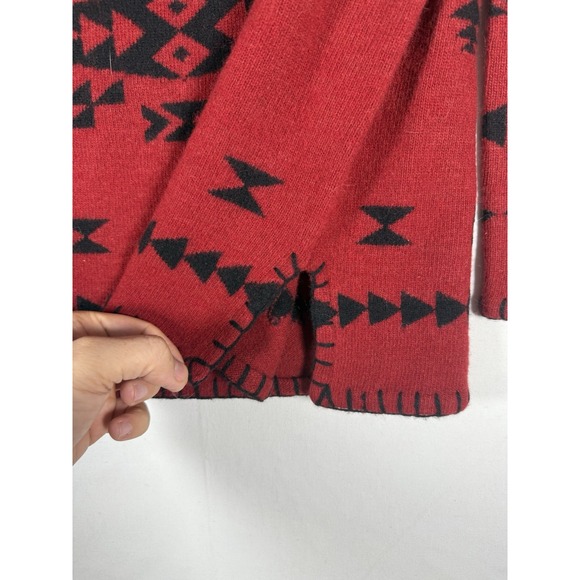VTG Ralph Lauren LRL Wool Sweater Women's Medium Mock Turtleneck Aztec Southwest - Picture 5 of 9